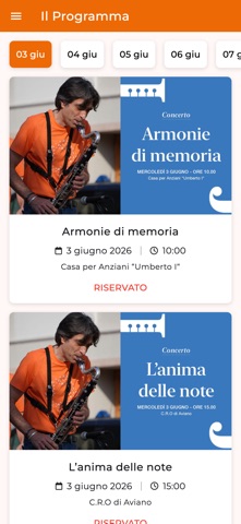 SiNota Eventi Cultura e Musica screenshot