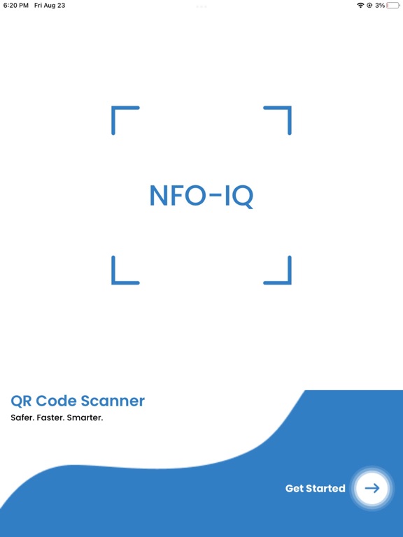 NFO IQ iPad screenshot 1 - Utilities app