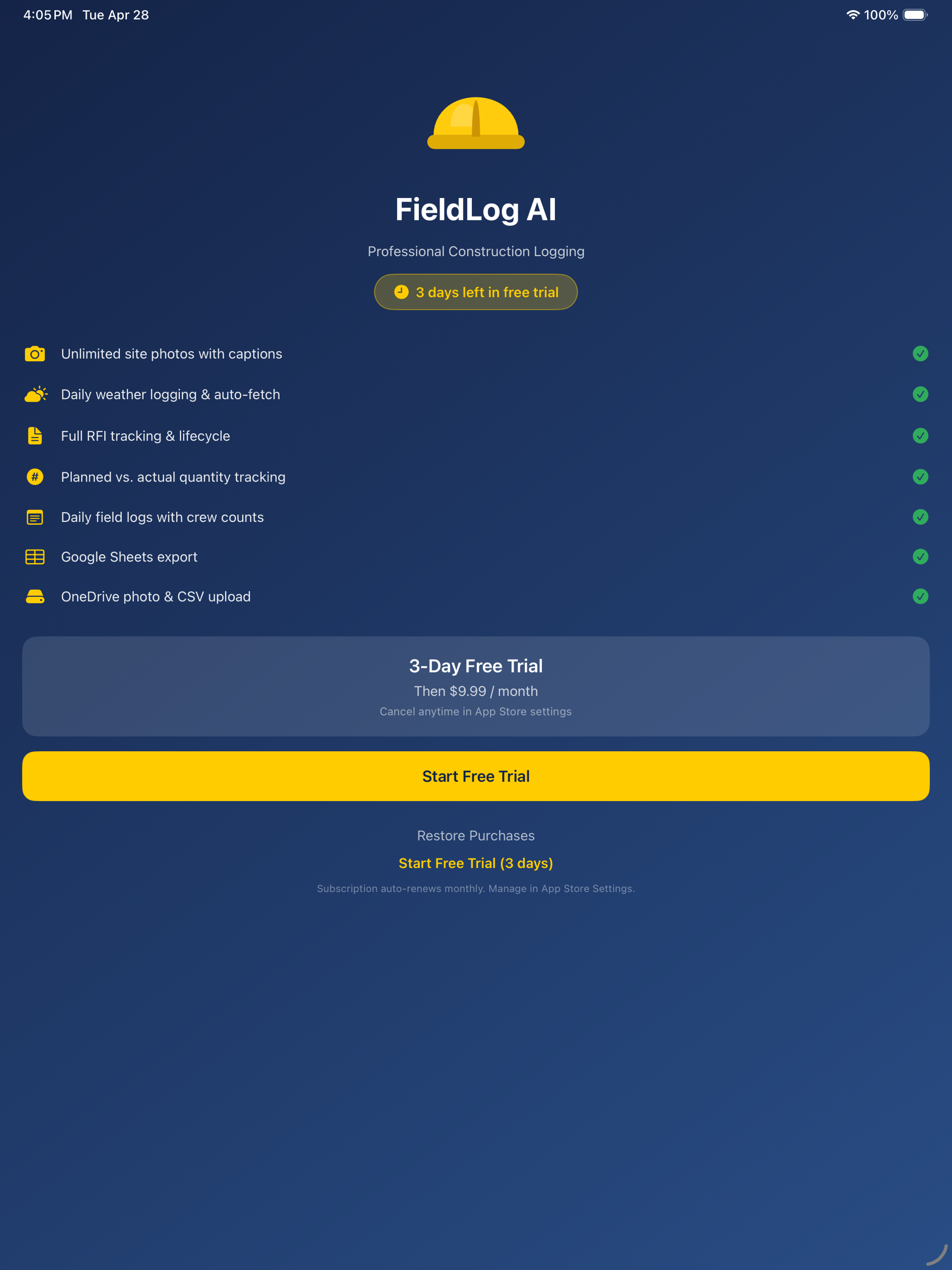 FieldLogAI screenshot 5