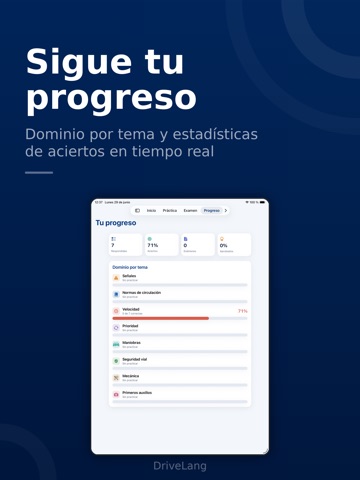 DriveLang iPad screenshot