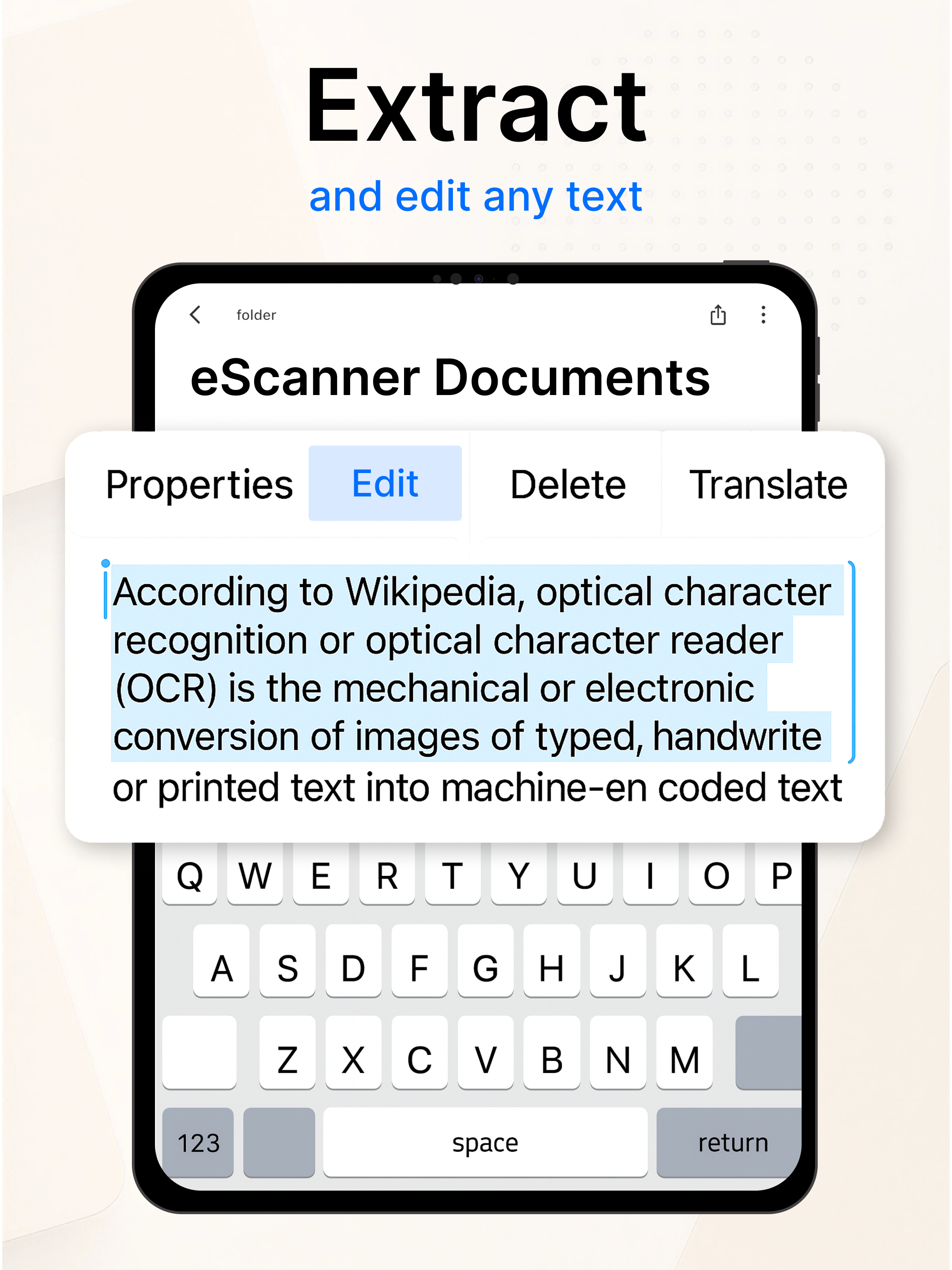 eScanner: PDF Scanner & Editor screenshot 17