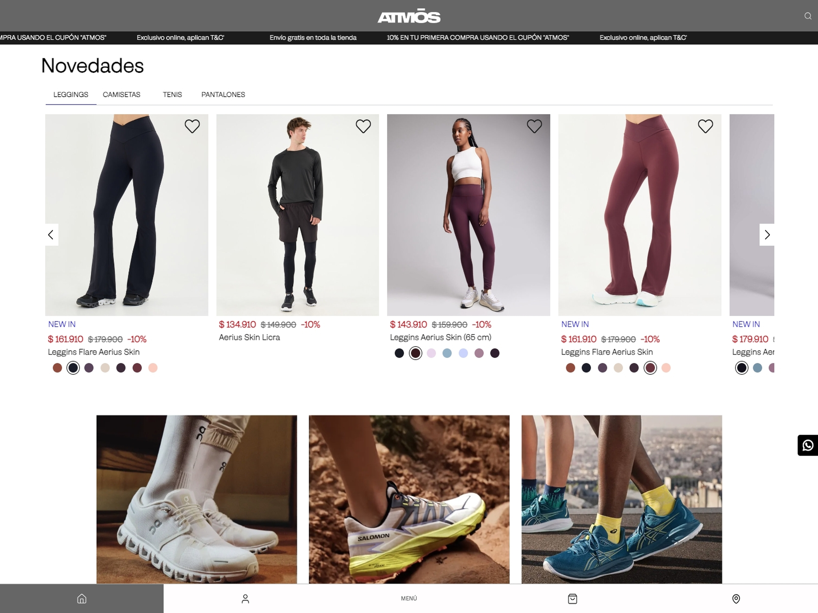 ATMOS – Ropa para moverte