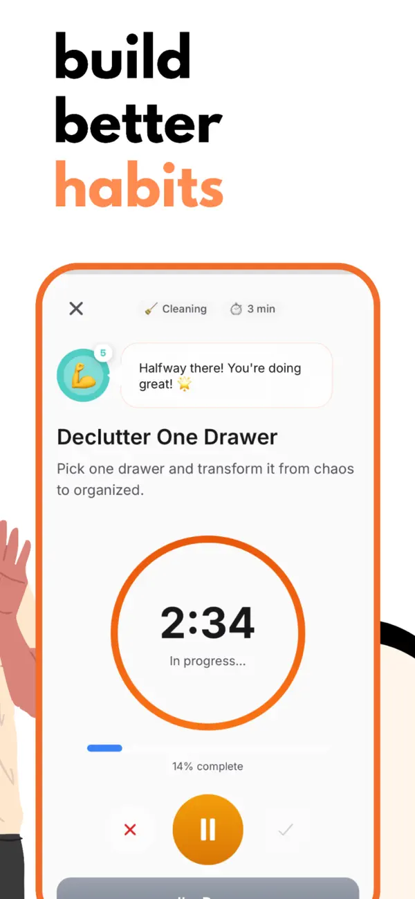 Screenshot #2 pour in5min: Build Habits