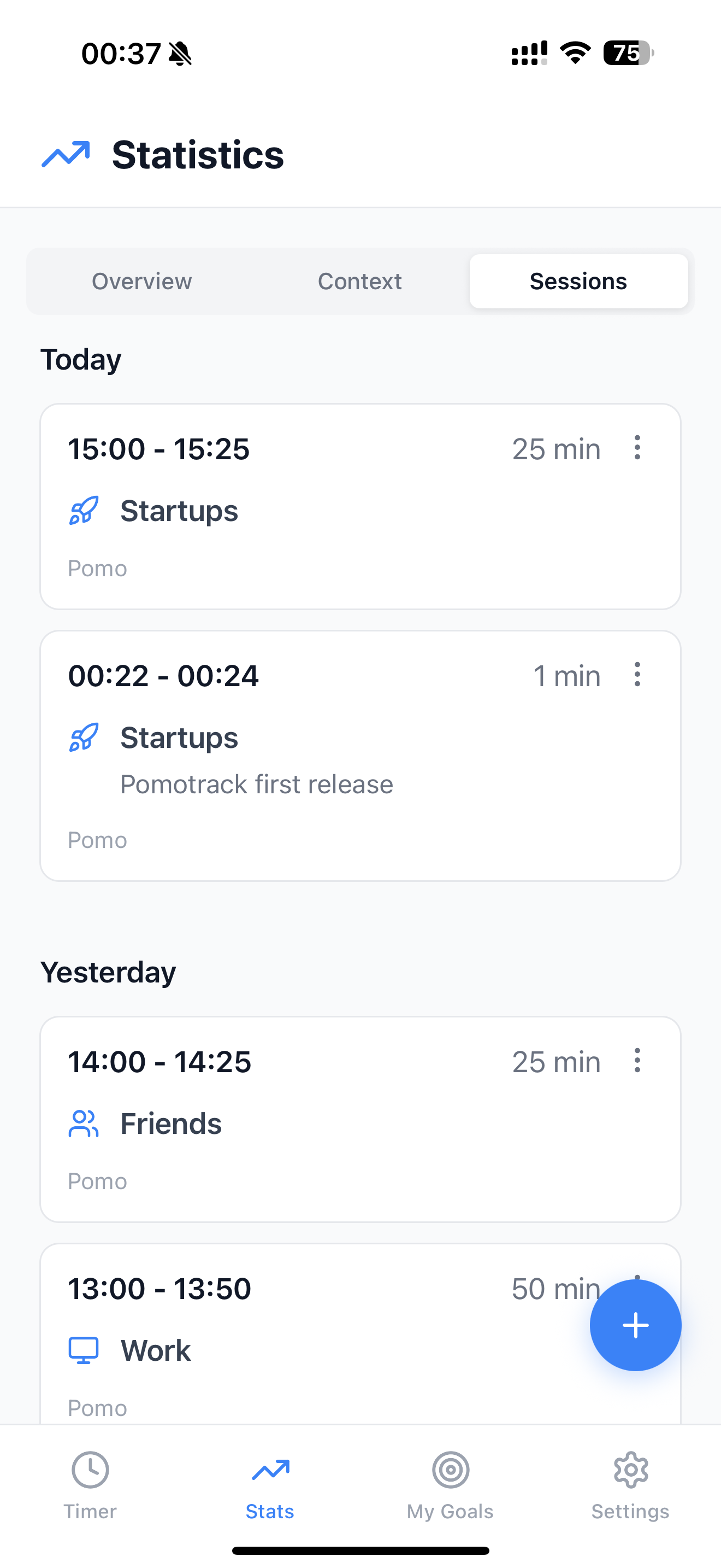 PomoTrack Focus & Productivity