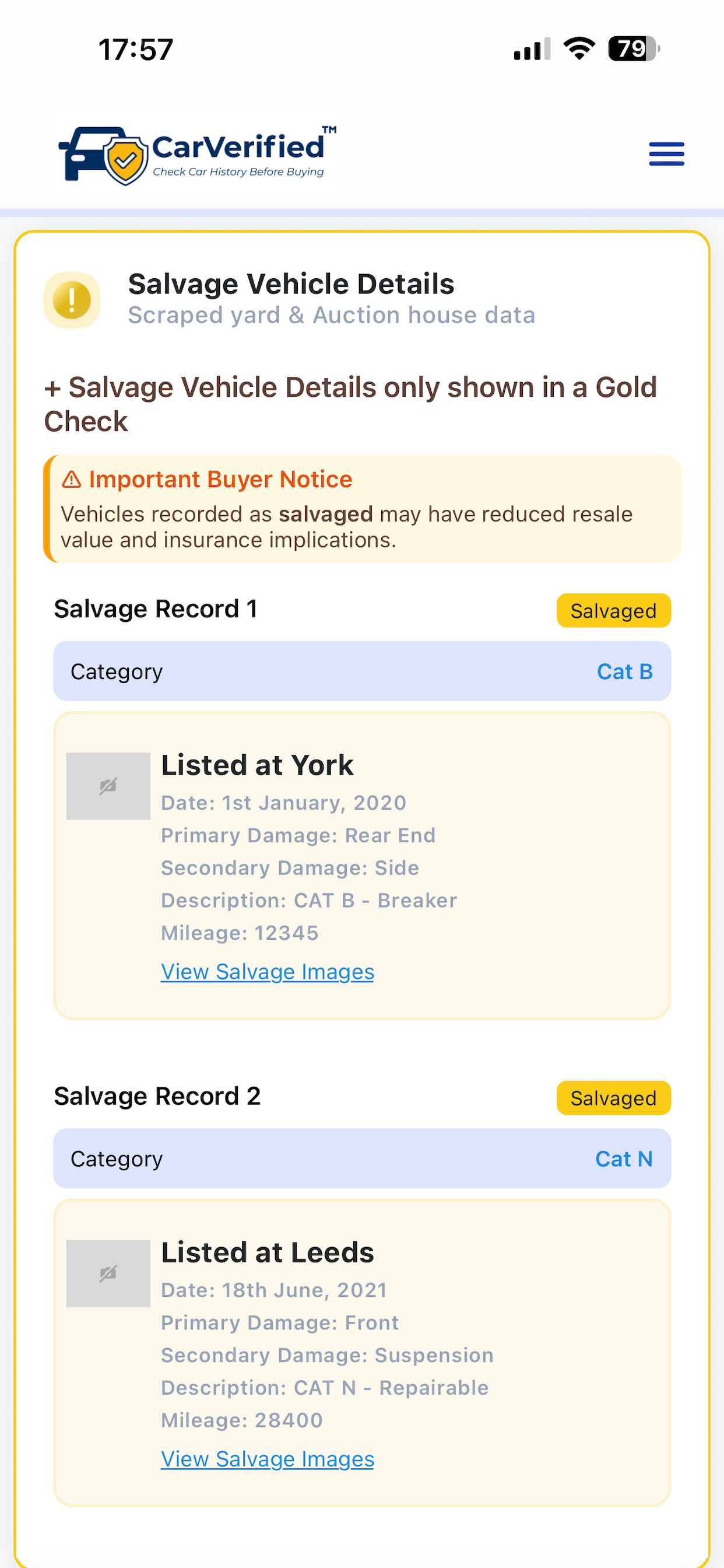 CarVerified: Check Car History screenshot 10