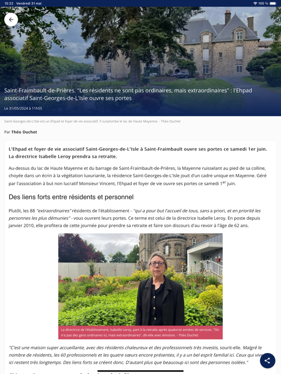 Screenshot #5 pour Le Courrier de la Mayenne
