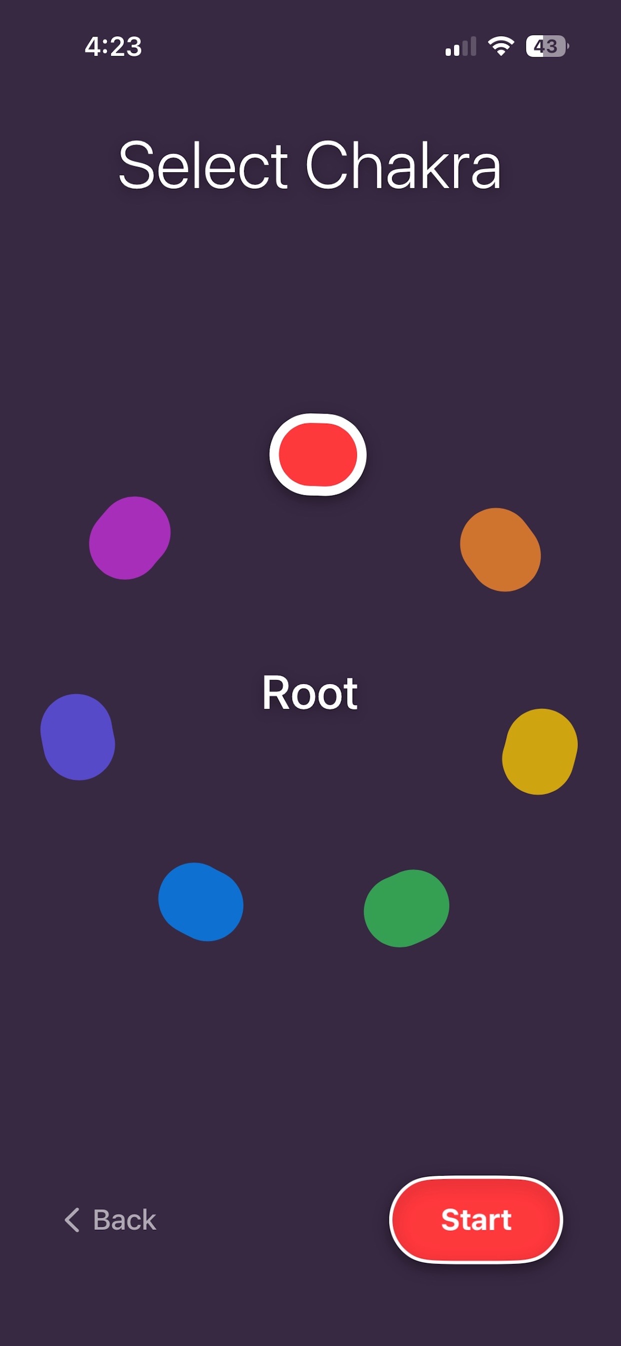 Screenshot 2 of Chakra Tones Timer