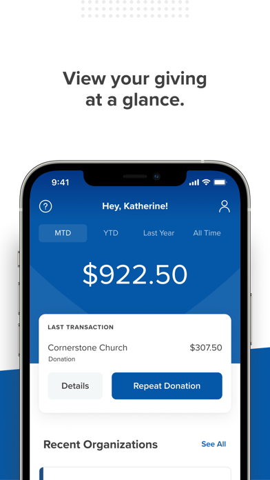 SecureGive Screenshot