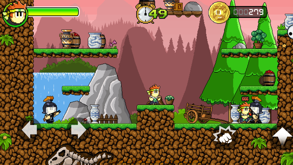 #6. Dan The Man Platformer (iOS) De: Halfbrick Studios