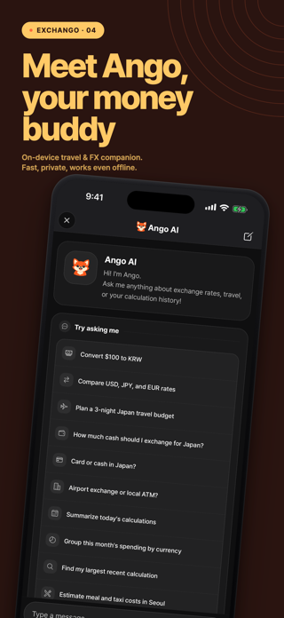 Exchango AI: Currency Convert Screenshot 4 of 8