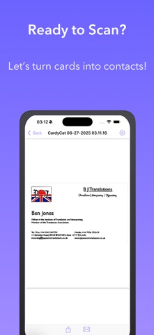 CardyCat Pro: AI Card Scanner screenshot