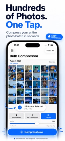 Bulk Photo Compressor: Shrink Screenshot 2 of 5