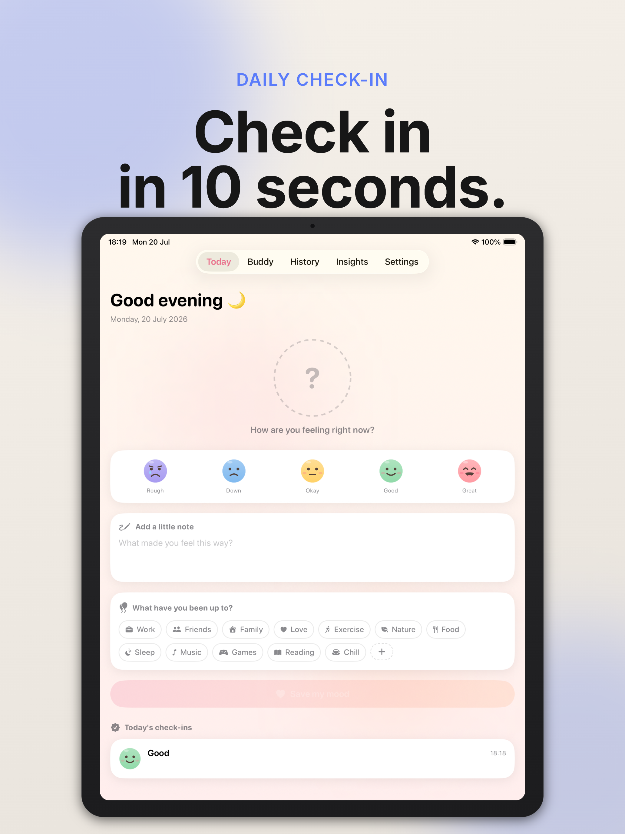 Mood Tracker: Calm Life screenshot 8