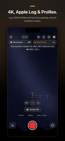 Blackout Camera screenshot