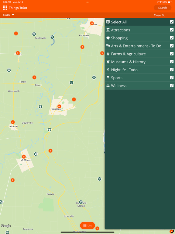 Visit LivCo iPad screenshot 5 - Travel app
