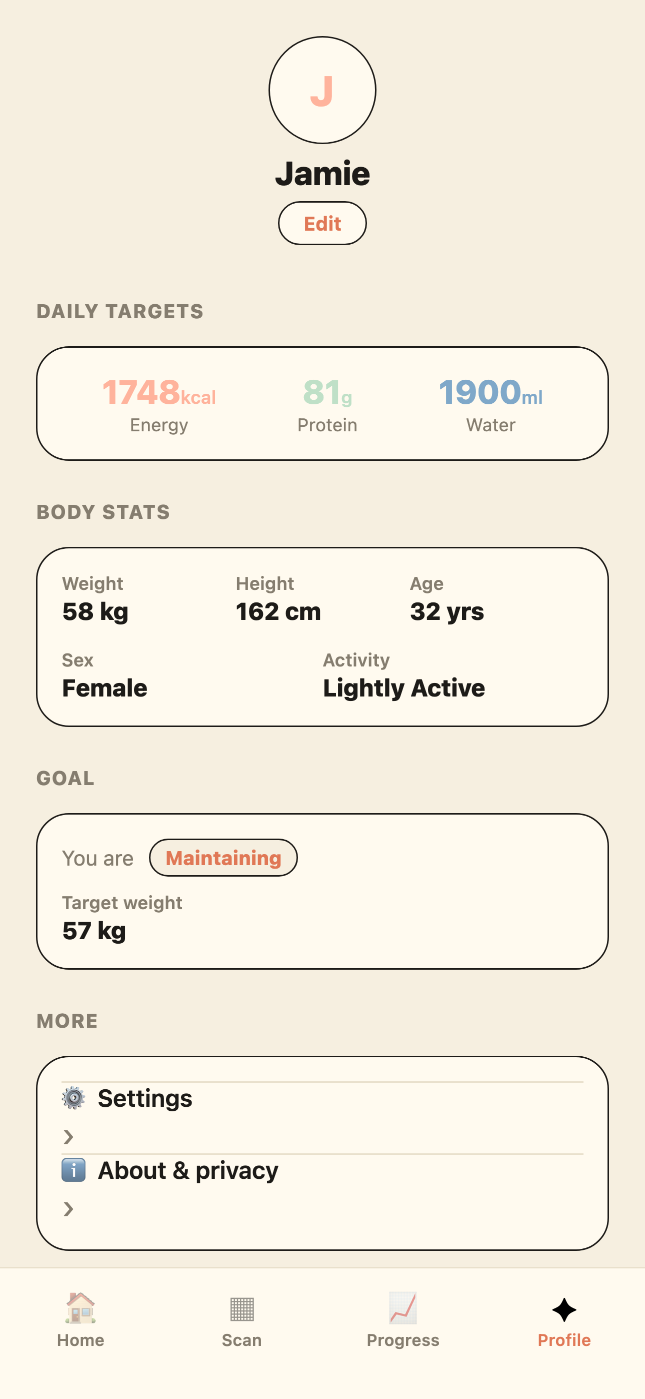 Mallow: Gentle Food Tracker screenshot 5