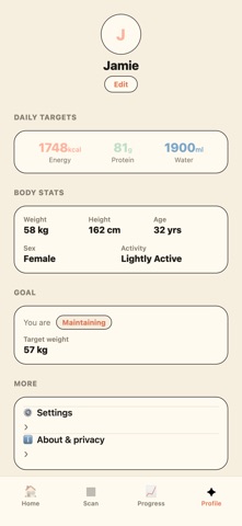 Mallow: Gentle Food Tracker screenshot