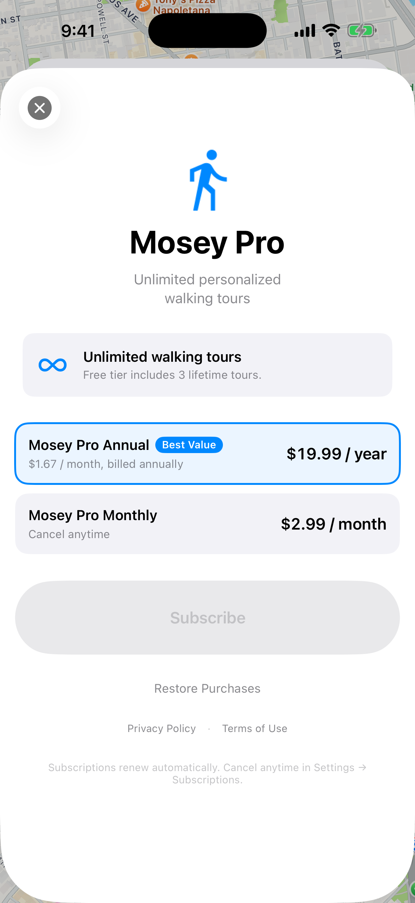 Mosey Tour Builder screenshot 8