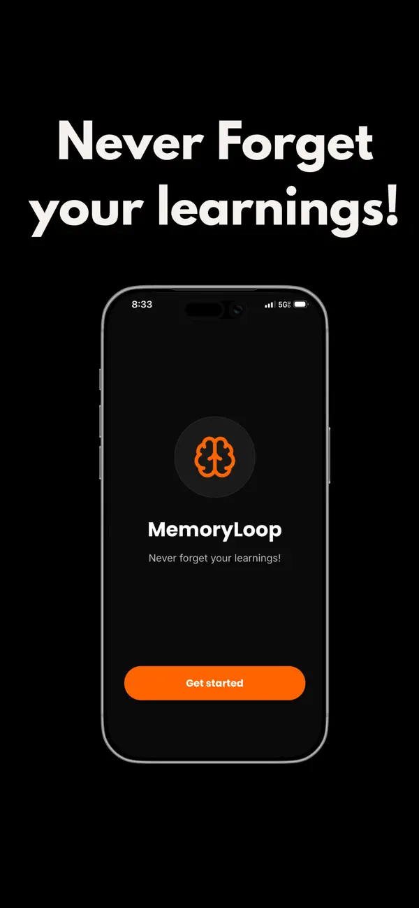 #1. MemoryLoop (iOS) Av: Jacob Brand