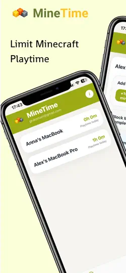 Скриншот MineTime – Parental Control на iPhone 1
