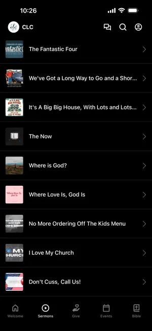 Courageous Life Church screenshot 2