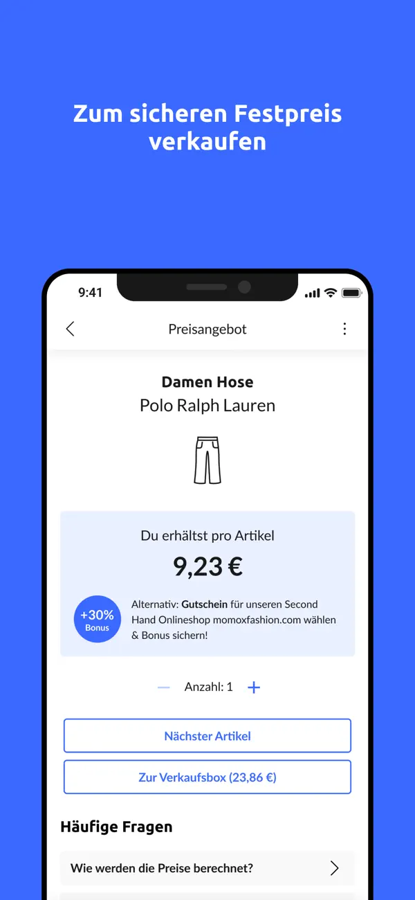 momox: Second Hand verkaufen Screenshot 5