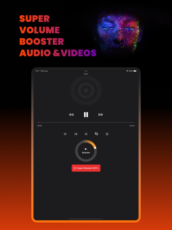 Volume Booster - Music Player iPad screenshot 2 - Music app