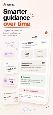 TDEE Calculator - TDEECalc iPhone screenshot