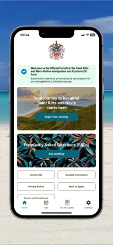 e-Border - St. Kitts & Nevis App Store preview screenshot 1