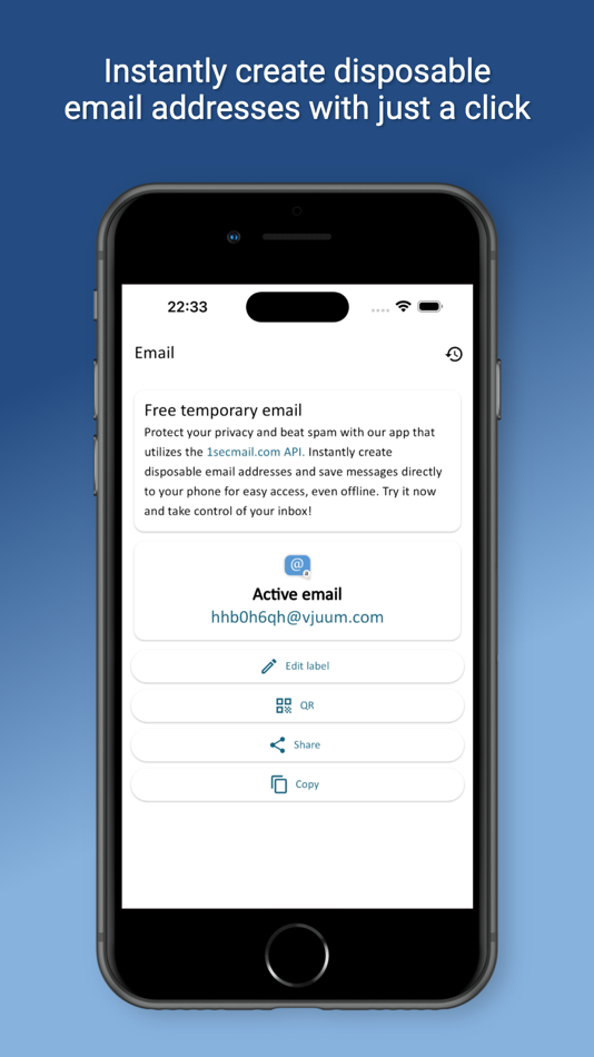 #1. Temp mail - Test email (iOS) Ved: Vladyslav Alisov