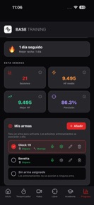 Base Training App screenshot