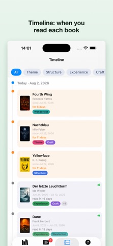 Bookmook: Book Tracker iPhone screenshot