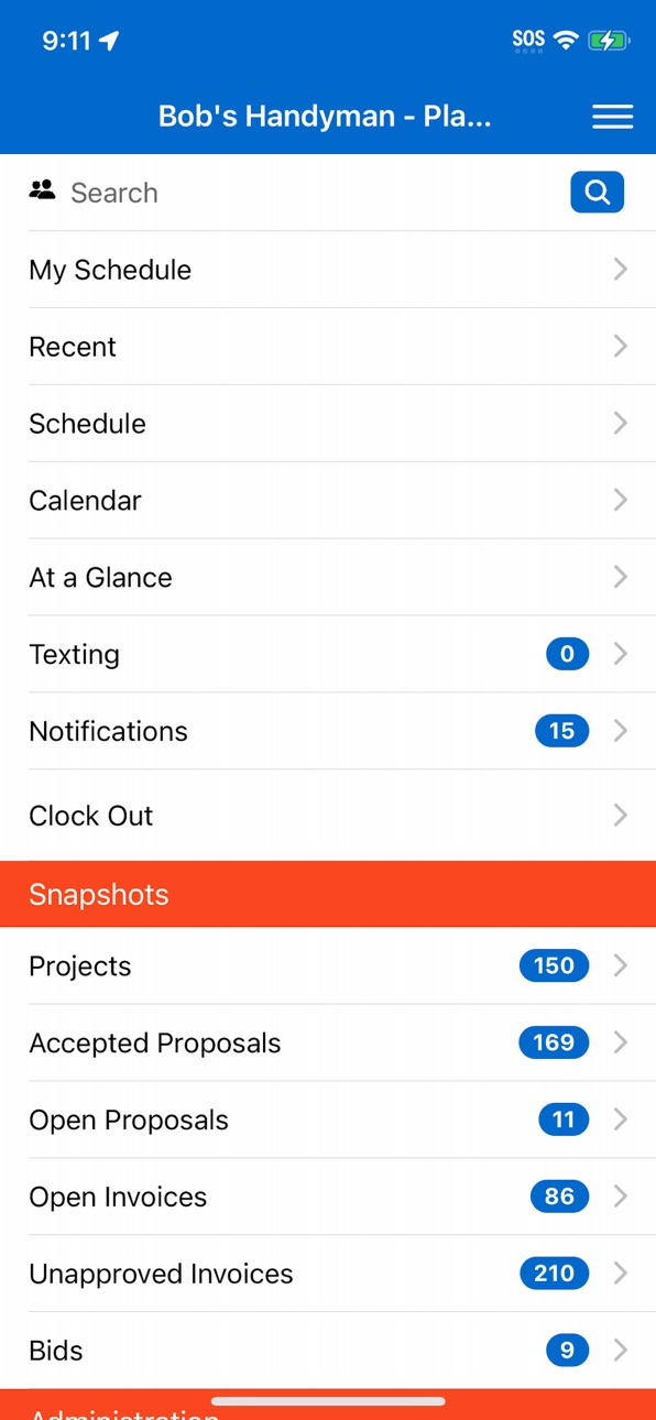 iPhone screenshot