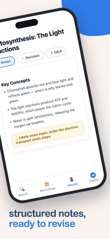 NoteMate - AI Lecture Notes screenshot