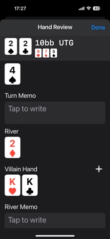 PokerHand Log Screenshot 3 of 7