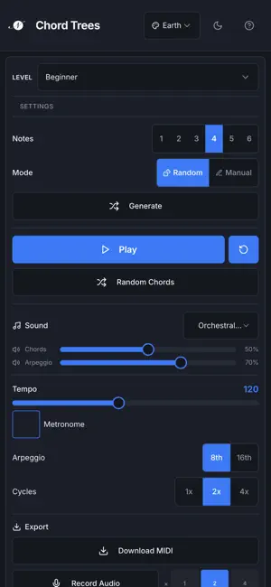 Chord Trees screenshot 1