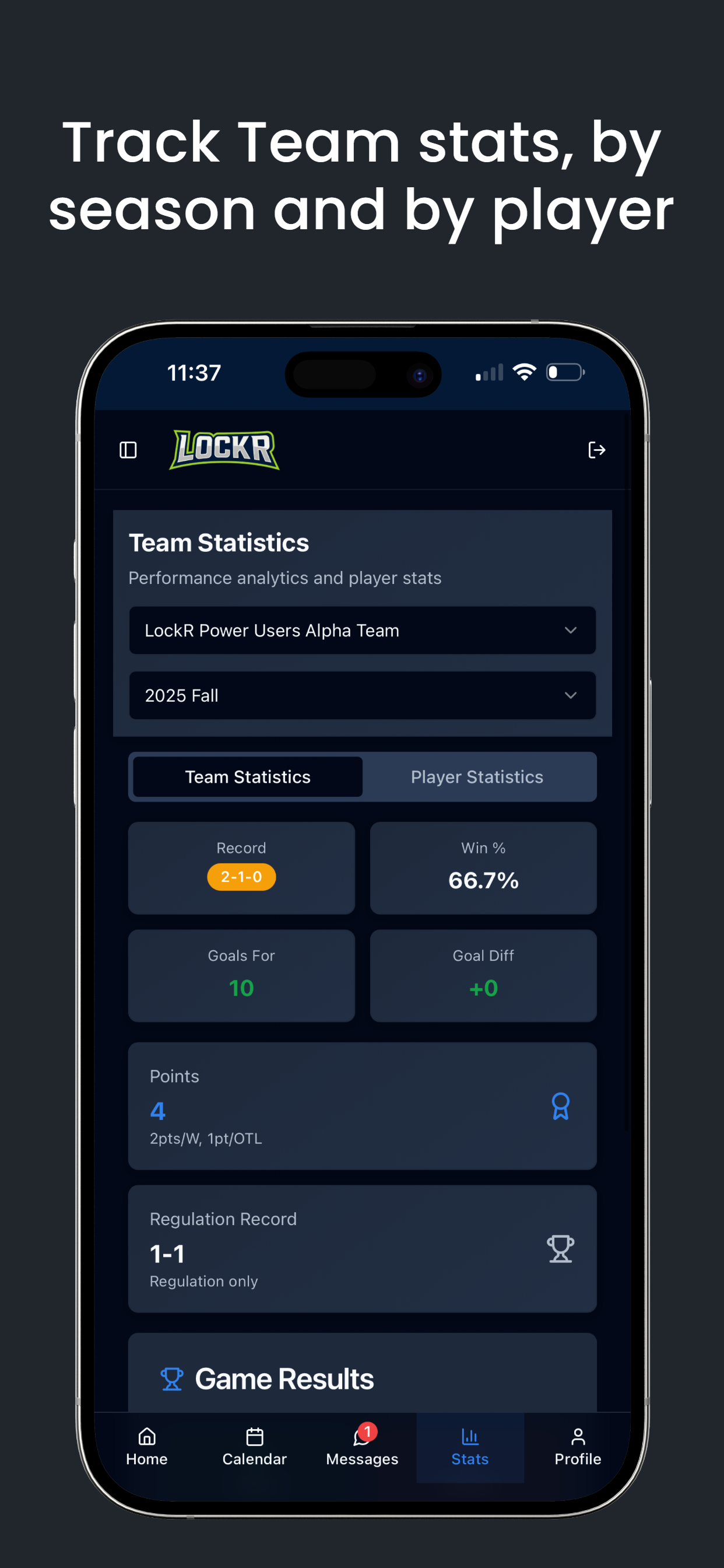 LockR App - Team Manager