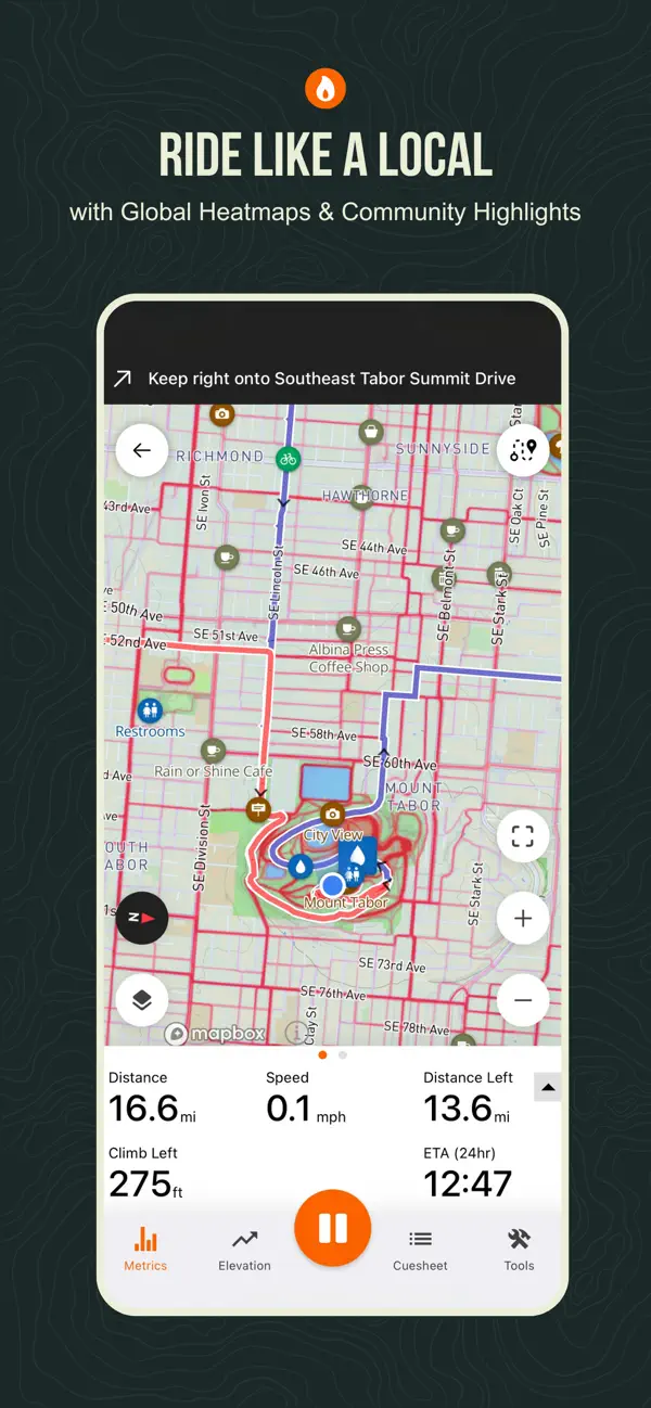 #3. Ride with GPS: Bike Navigation (iOS) By: Ride with GPS