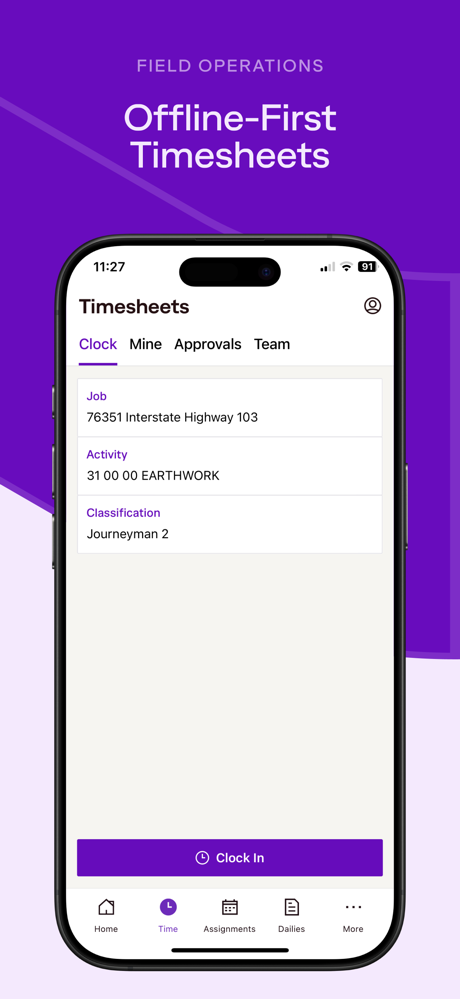 Miter: Construction Time & Pay screenshot 3