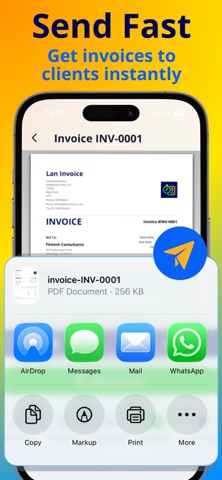 Billable Time & Client Tracker iPhone screenshot