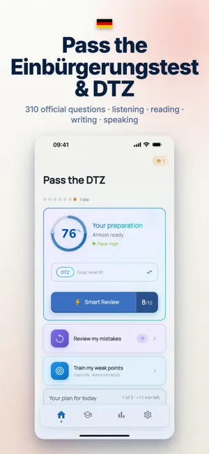 Einbürgerungstest 2026 & DTZ screenshot 1