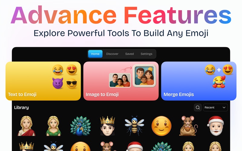 Emoji Lab : 表情包大全 和贴纸制造商 screenshot
