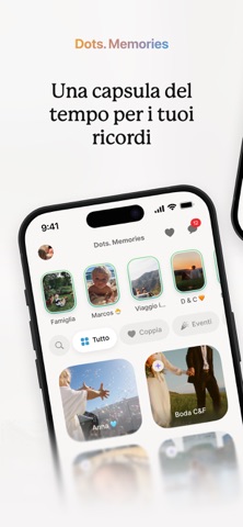 Dots Memories: la tua storia iPhone screenshot 1