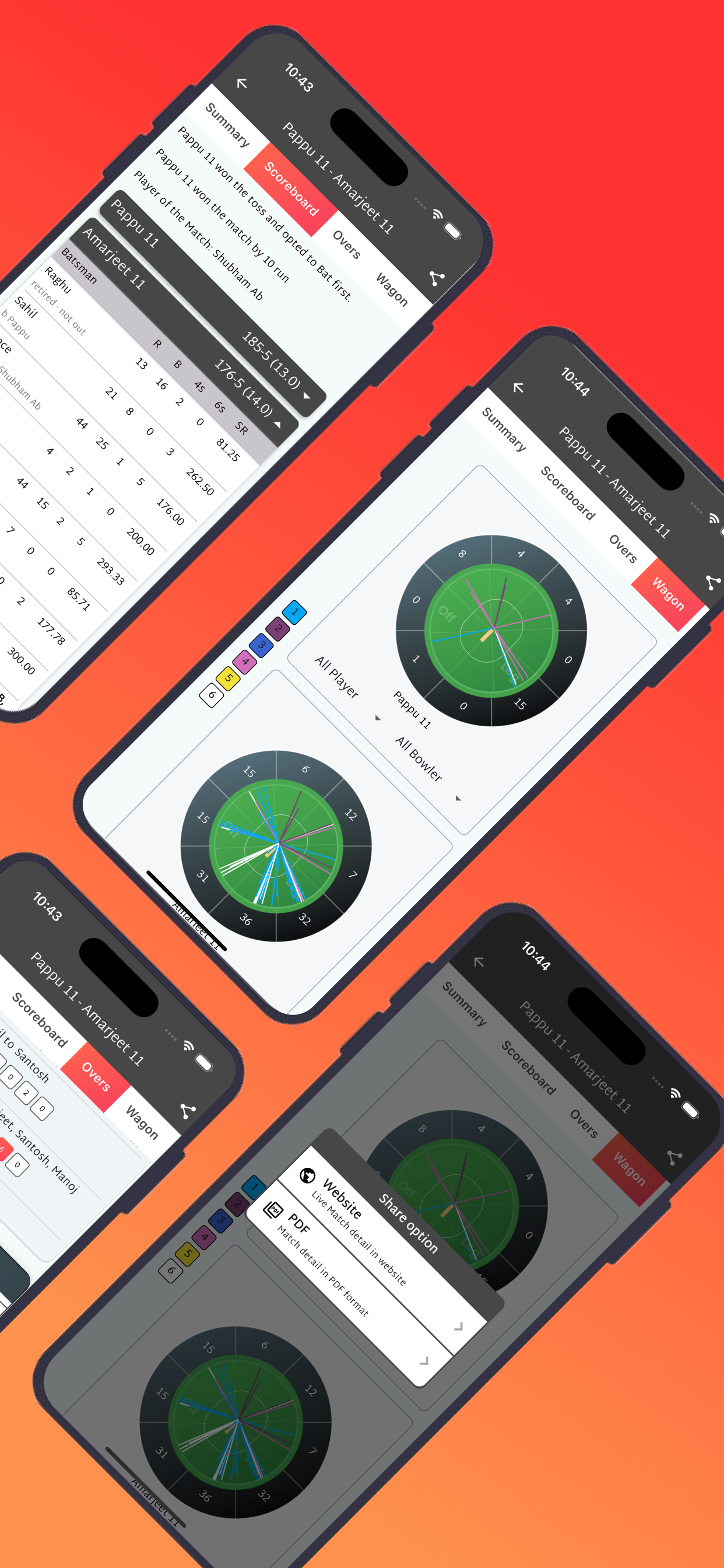 CricÓ: Cricket Scoring App