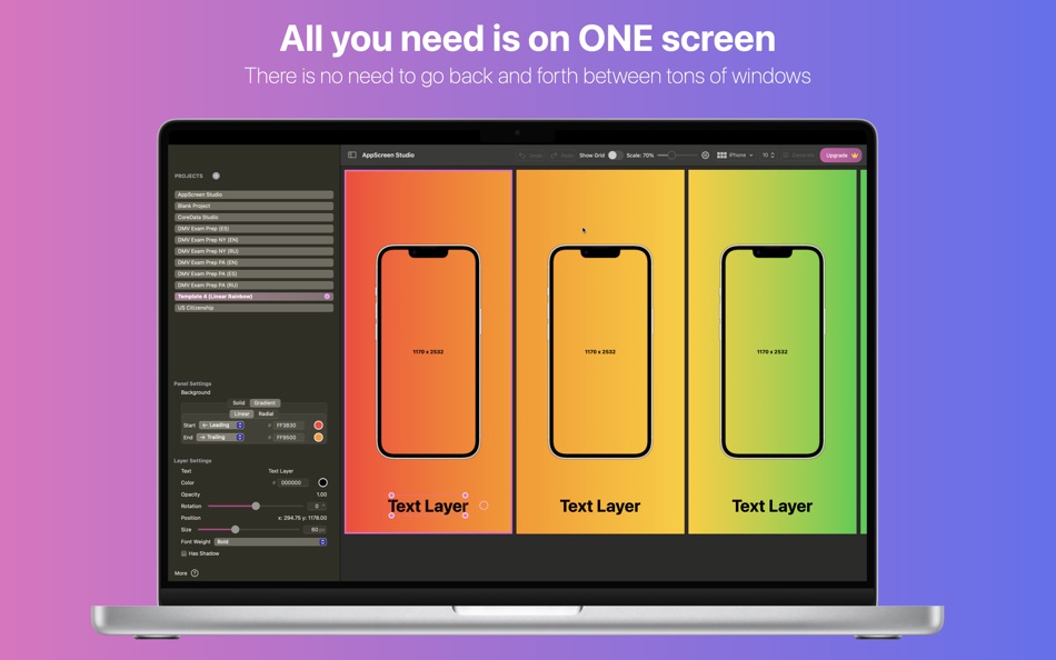 #2. AppScreen Studio - App Mockup (macOS) بواسطة: Momentarium LLC