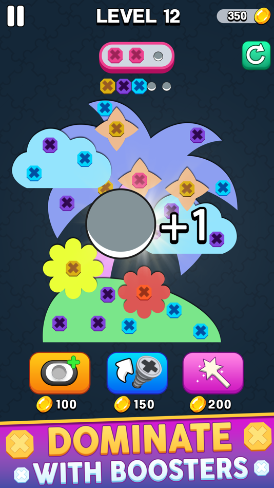 #5. Screw Pin: Sort Nuts And Bolts (iOS) Podle: Neetu L Tekwani