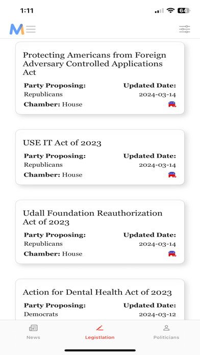 MODERATE App Screenshot