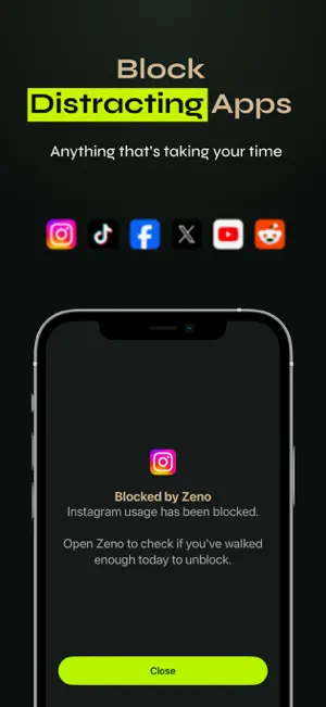 Zeno: Steps for Screen Time screenshot 2