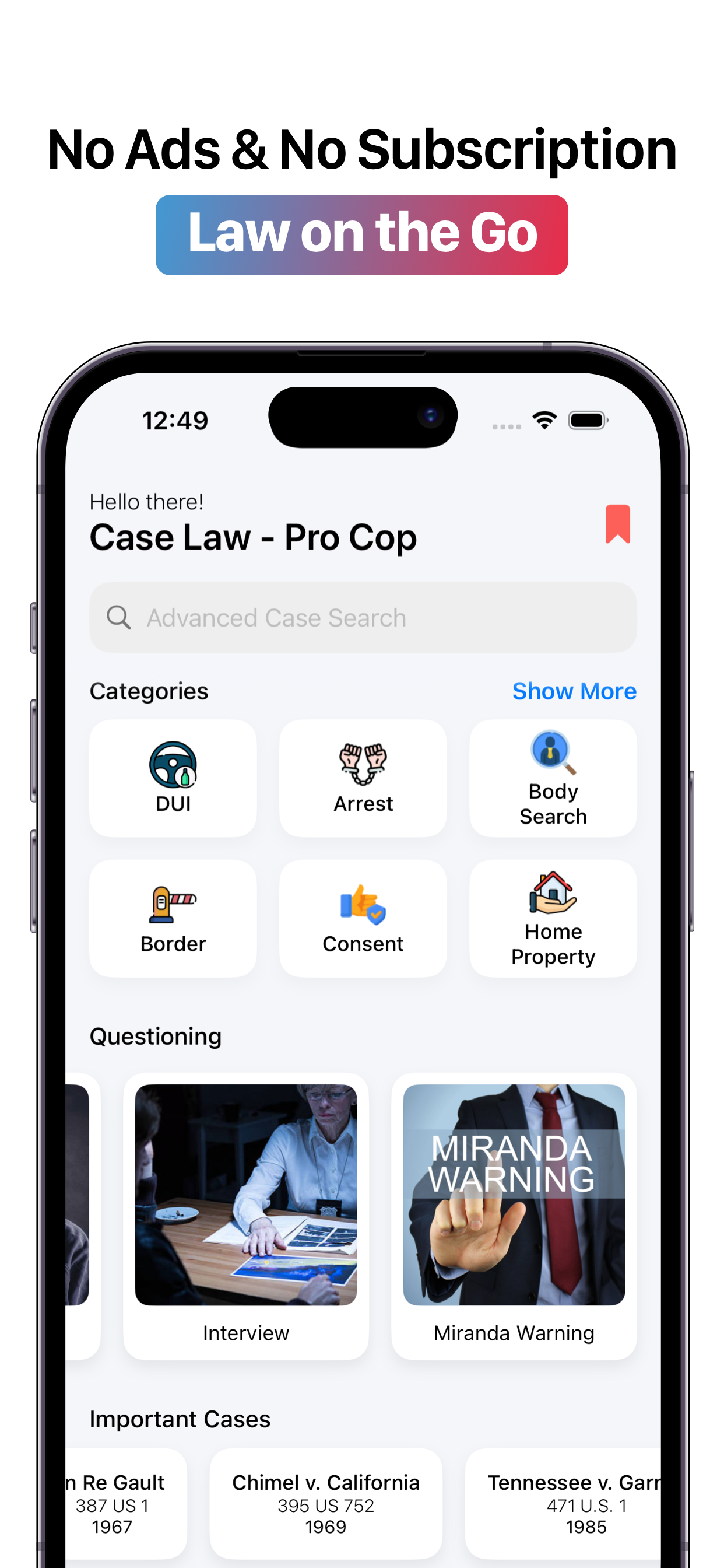 Case Law - Pro Cop