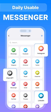 All in one Messenger iPhone screenshot